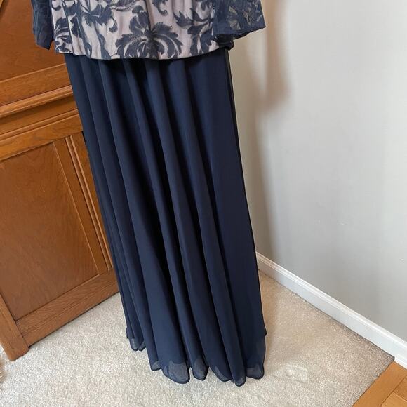 Patra Navy Blue Special Ocassion Dress ~ 16 - Picture 2 of 8